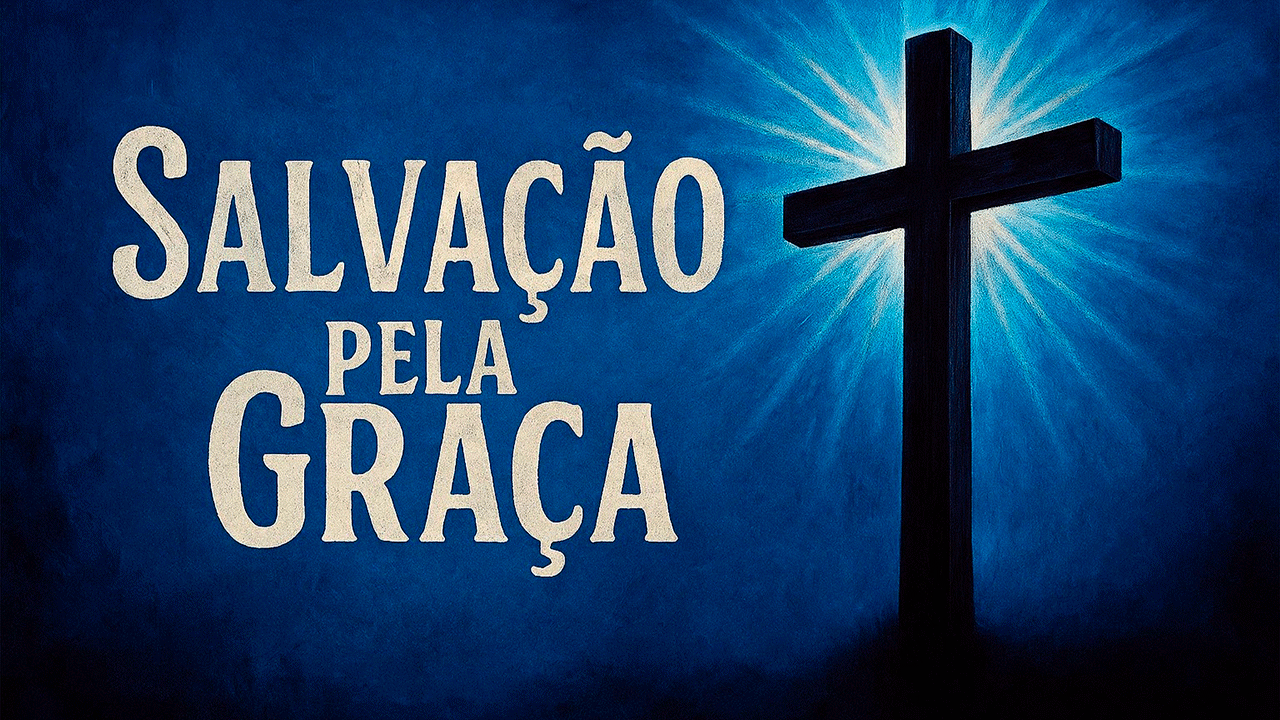 Imagem explicativa sobre o que é a Salvação pela Graça na Bíblia, abordando o conceito de salvação como um presente imerecido de Deus, oferecido pela graça por meio da fé. A salvação pela graça é um dos princípios centrais das Escrituras, sendo um dom gratuito que não pode ser alcançado por méritos pessoais, mas somente pela fé em Jesus Cristo. A imagem ilustra o entendimento bíblico sobre como ser salvo pela graça, explicando o significado de ser salvo pela graça e como essa graça se aplica à vida dos cristãos.